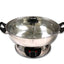 Sonya Shabu 7.75 in. Stainless Steel Electric Wok Mongolian Hot Pot with Broiler