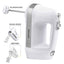 KENMORE Kenmore 5-Speed Hand Mixer / Beater / Blender, White, 250W, with Clip-on Accessory Storage Case