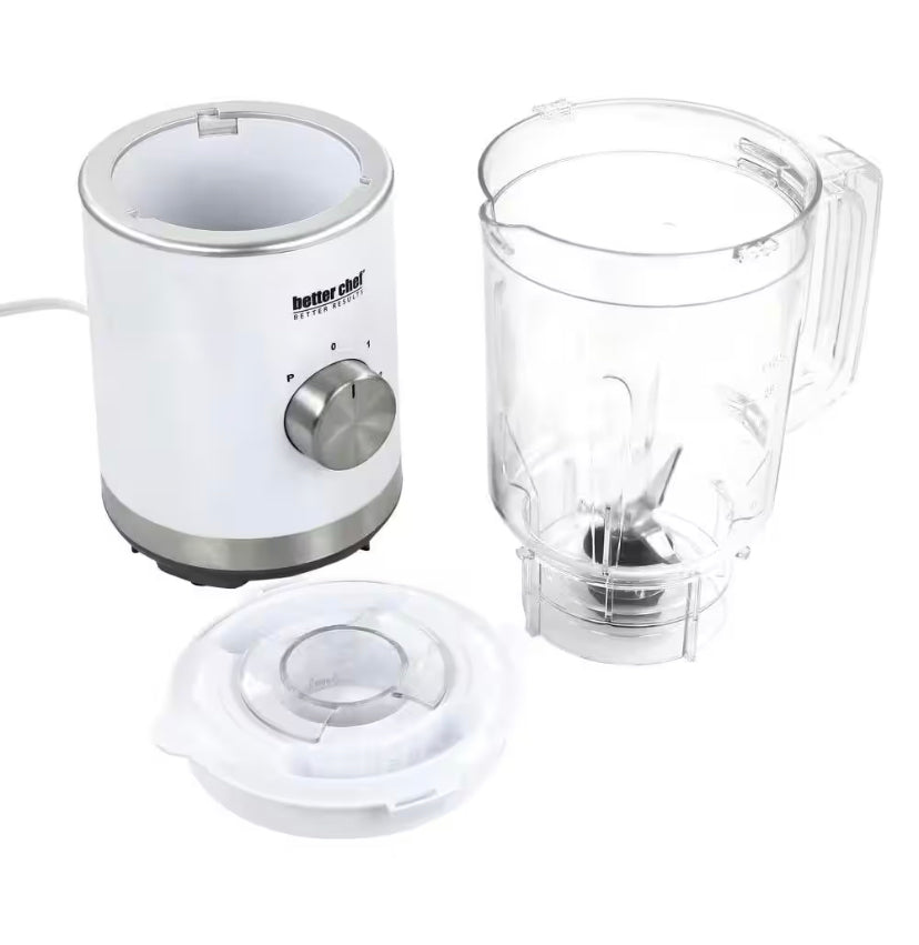 Better Chef 3-Cup 25 oz. 3-Speed White Compact Blender