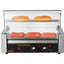 VEVOR Hot Dog Roller 5 Rollers 12 Hot Dogs Capacity Stainless Sausage Grill Cooker Machine, ETL Certified