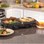 Hamilton Beach 3 in 1 180 sq. in. Black Indoor Grill with Removable Grids