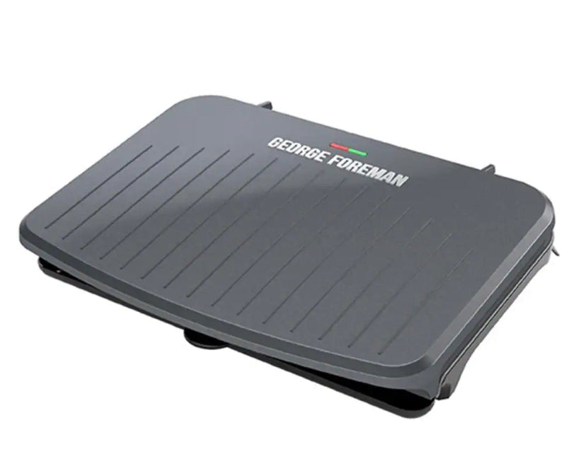 George Foreman 9 Serving Classic Plate Electric Indoor Grill and Panini Press in Gunmetal Grey