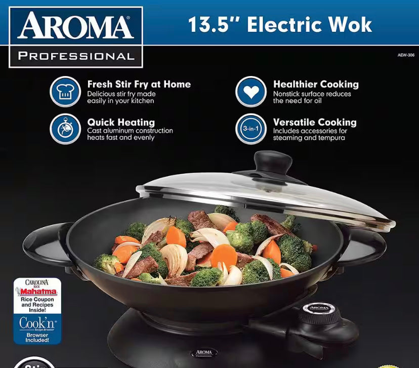 AROMA Electric Wok