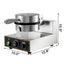 VEVOR 1100 W Commercial Round Waffle Maker Stainless Steel Nonstick Belgian Waffle Maker Temperature and Time Control