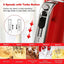 Galanz 5 Speed 150-Watts Retro Hand Mixer with Storage Base in Hot Rod Red