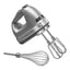 KitchenAid 7-Speed Contour Silver Hand Mixer with Beater and Whisk Attachments