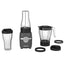 Starfrit 50 oz. 4-Speed Clear Black Countertop 12-Piece Blender Set