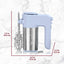 HOLSTEIN HOUSEWARES 6-Speed 250-Watt Lavender Hand Mixer with Turbo Function