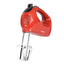 Courant 5-Speed Red Hand Mixer with 2-Sturdy Chrome Beaters
