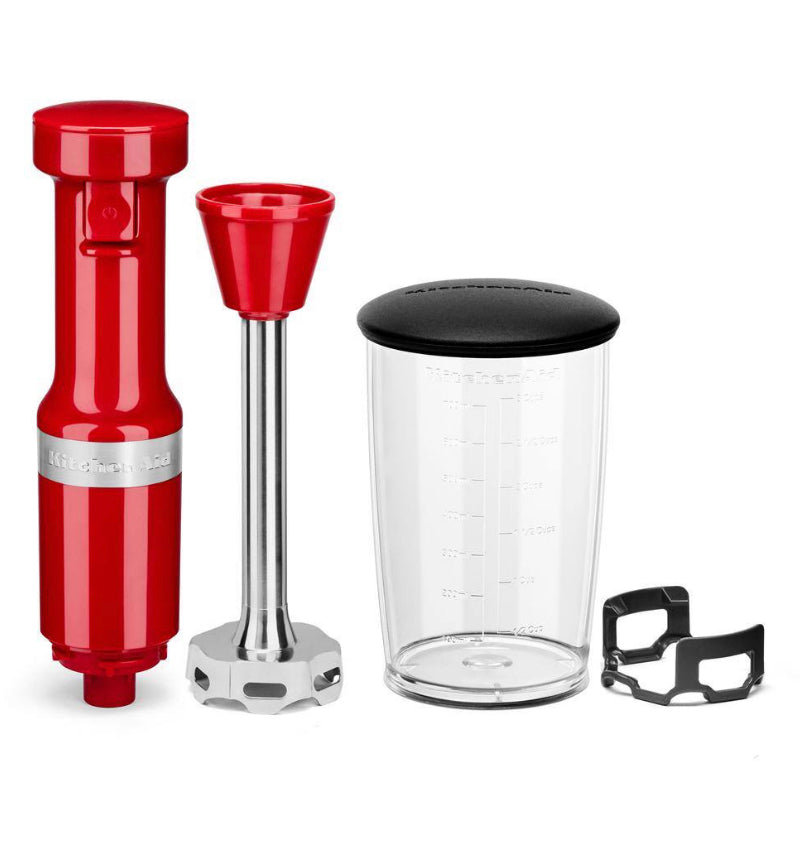 KitchenAid Variable Speed Empire Red Corded Hand Blender
