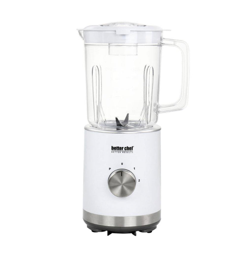 Better Chef 3-Cup 25 oz. 3-Speed White Compact Blender