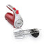 Better Chef 5-Speed Red Hand Mixer with Beaters and Dough Hooks