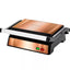 OVENTE Copper Electric Panini Press Grill, 2-Slice 1000-Watt Heating Plate, Drip Tray Included