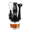 Brentwood Appliances 2-Speed Black Hand Mixer Blender and Food Processor with Balloon Whisk