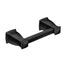MOEN Hensley Pivoting Double Post Toilet Paper Holder with Press and Mark in Matte Black
