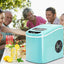 STAKOL 26.5 lb. Portable Compact Electric Ice Maker in Mint Green