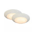 Commercial Electric 7 in. White LED Flush Mount (2-Pack)