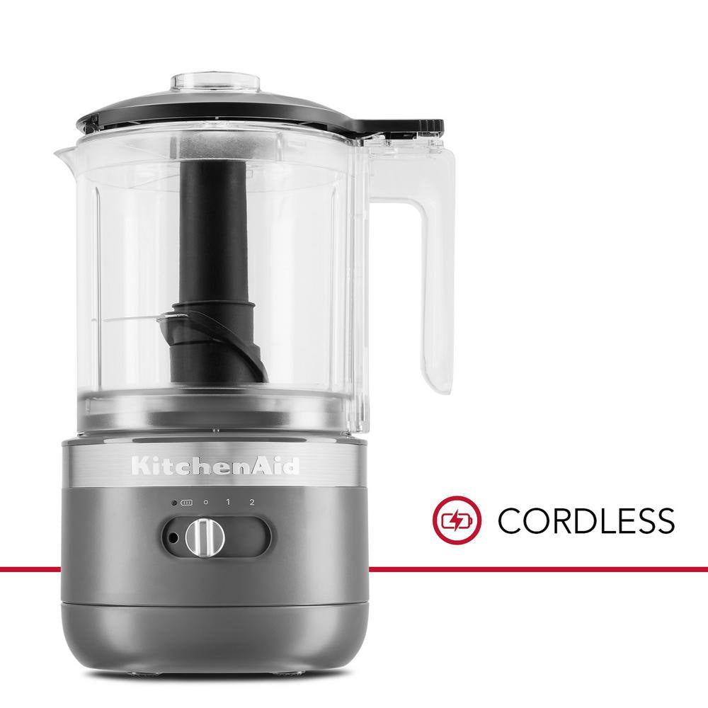 KitchenAid Cordless 5-Cup Charcoal Grey Food Chopper