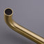 Tahanbath Double Handle Wall Mount Bathroom Faucet in Brushed Gold