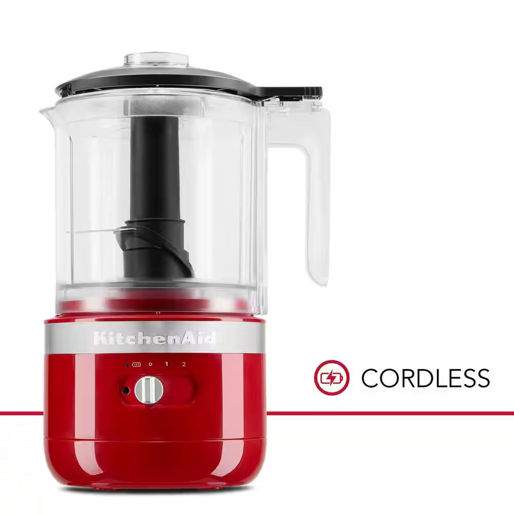 KitchenAid Cordless 5 Cup Empire Red Food Chopper