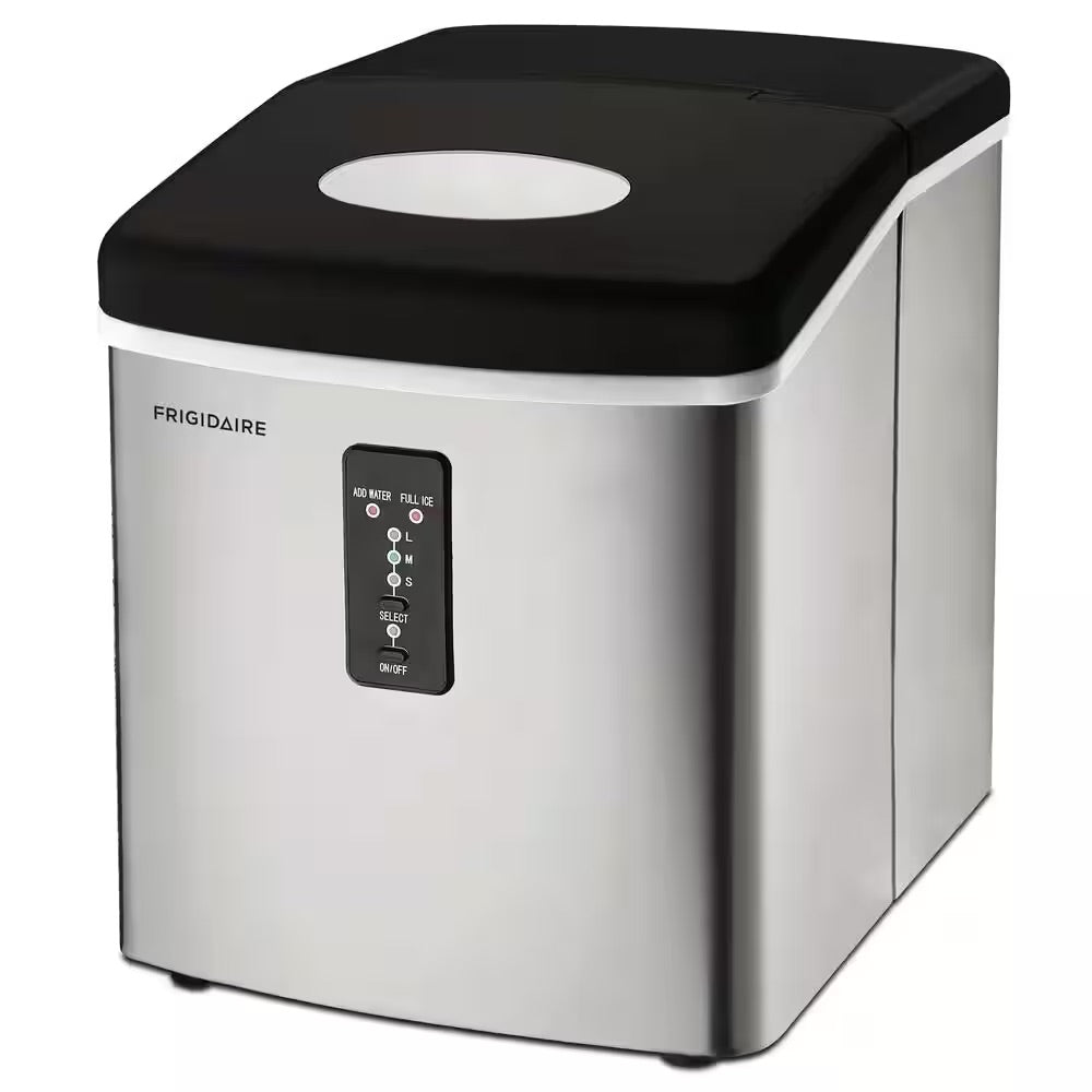 Frigidaire 26 lb. Freestanding Ice Maker in Stainless Steel