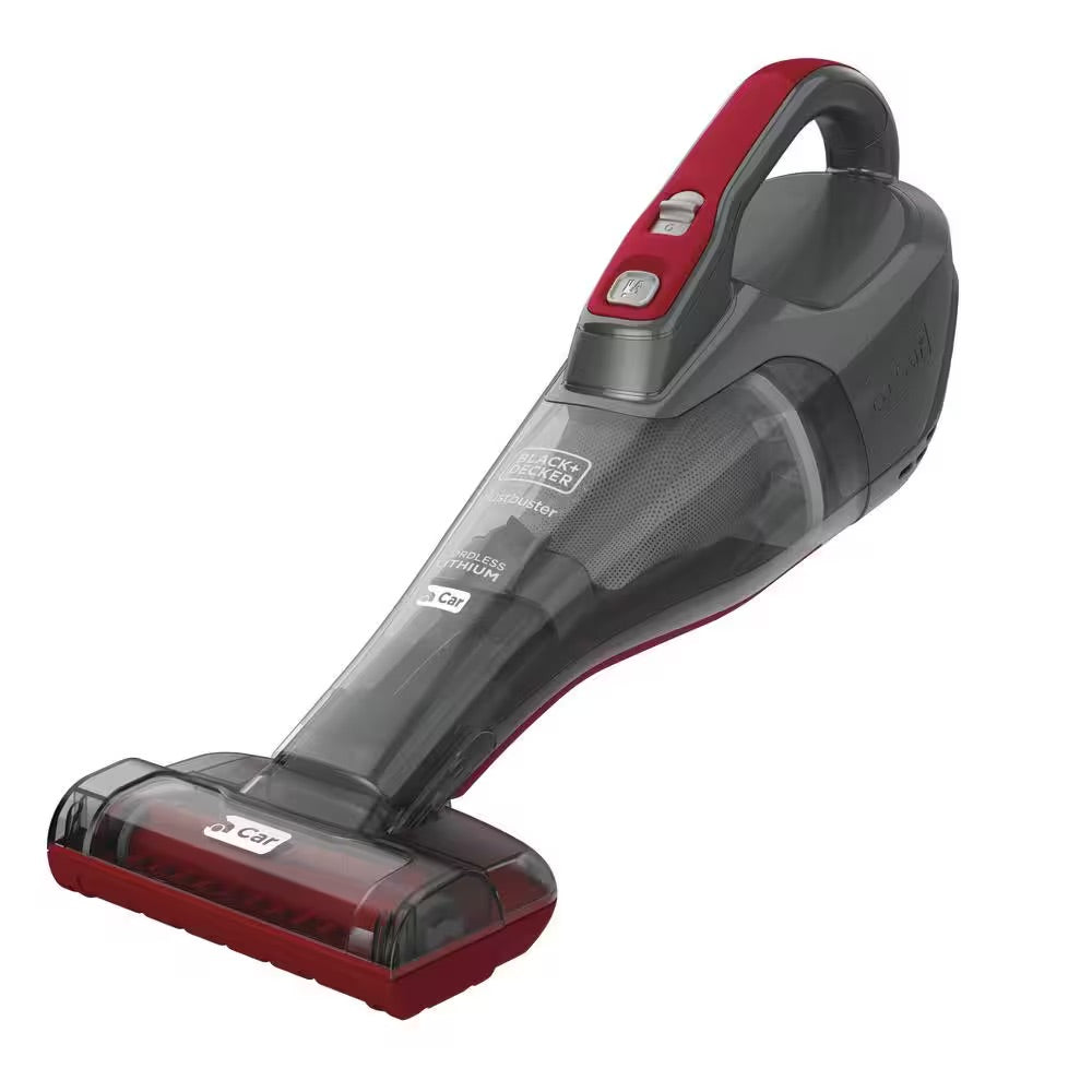 BLACK+DECKER Dustbuster QuickClean Cordless 12-Volt 1.8-Cup Handheld Car Vacuum with Motorized Upholstery Brush