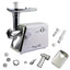 MegaChef MG-700 1200W Meat Grinder with Sausage and Kibbe Attachments