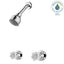Pfister Bedford 2-Handle 3-Spray Round Shower Faucet in Polished Chrome (Valve Included)