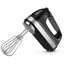 KitchenAid 9-Speed Onyx Black Hand Mixer with Beater and Whisk Attachments