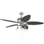 Westinghouse Xavier II 52 in. LED Brushed Nickel with Gun Metal Accents Ceiling Fan with Light Kit