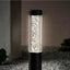 Hampton Bay Andalusia Low Voltage Black 40 Lumens Color Changing Integrated LED Bollard Light with Remote