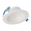 Halo LCR4 4 in. Soft White Selectable CCT Integrated LED Recessed Light With Round Surface Mount White Trim Retrofit Module