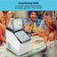 ICEMAN Countertop Nugget Ice Machine, Waterline Compatible, Creates Batch of Ice in 20 Min, Holds 3 lb. of Ice