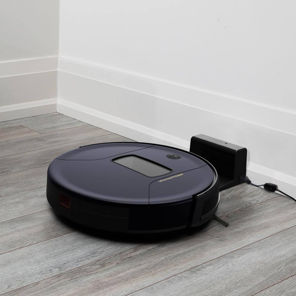 bObsweep PetHair Vision Plus Robotic Vacuum Cleaner and Mop in Blackberry