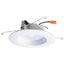 Halo 5 in. and 6 in. 3000K White Integrated LED Recessed Ceiling Light Fixture Retrofit Downlight Trim at 90 CRI, Soft White
