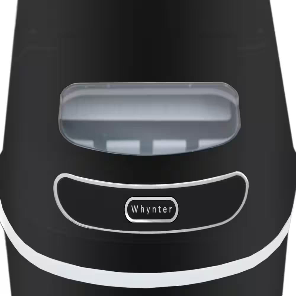 Whynter 27 lb. Compact Portable Ice Maker in Metallic Black