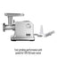 Weston #12 1 HP Electric Meat Grinder and Sausage Stuffer