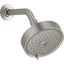 KOHLER Purist 3-Spray Patterns 5.5 in. Single Wall Mount Fixed Shower Head in Vibrant Brushed Nickel