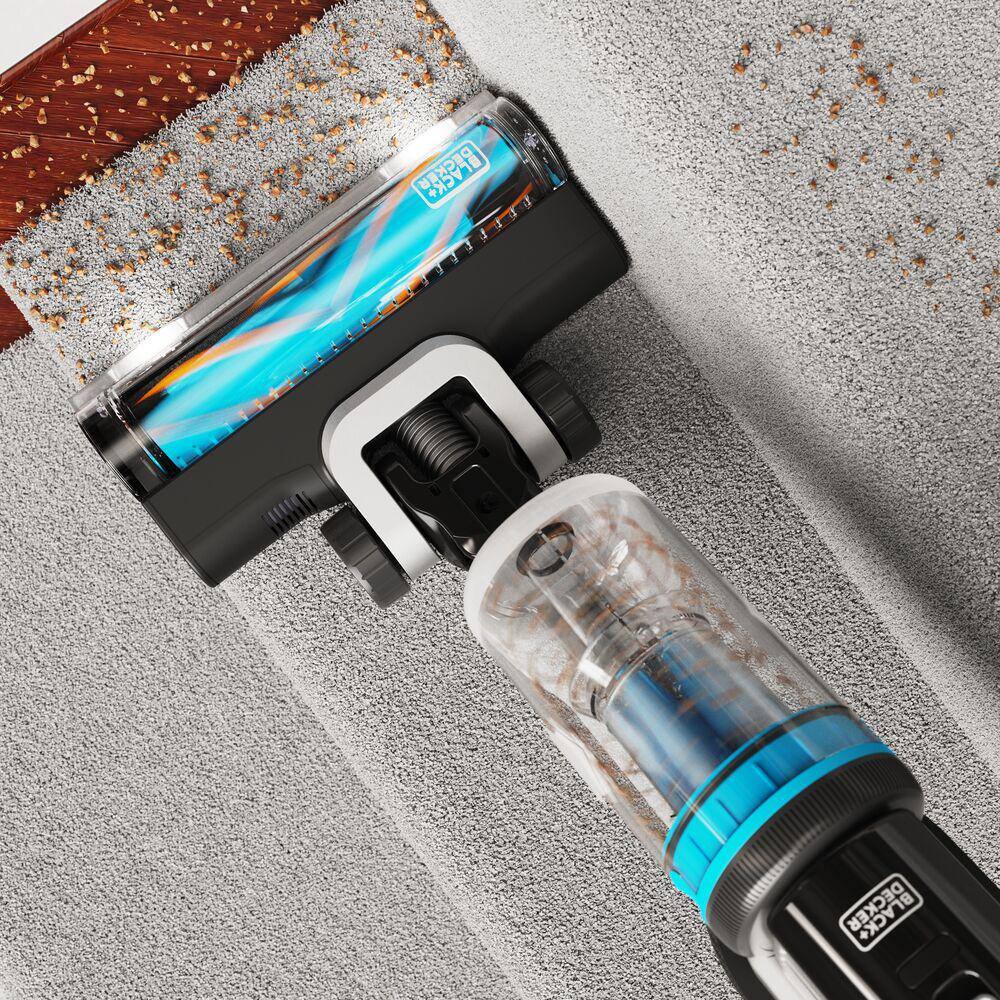BLACK+DECKER POWERSERIES Extreme 20V MAX Bagless Cordless Washable Filter Multi-Surface Black Stick Vacuum with 5.0Ah Battery