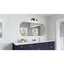 Bel Air Lighting Placerville 16 in. 3-Light Black Bathroom Vanity Light Fixture with Geometric Socket