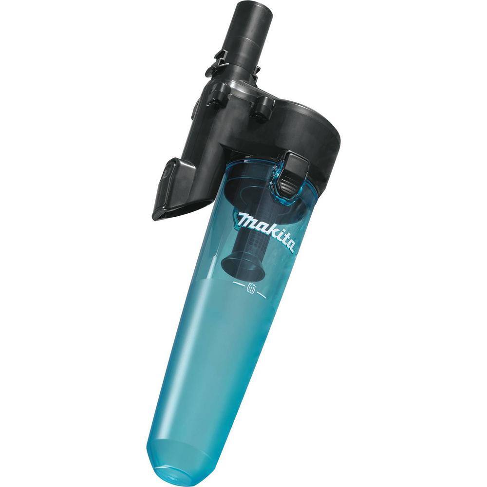 Makita 18V LXT Lithium-Ion Brushless Cordless 3-Speed Vacuum (Tool-Only) with Black Cyclonic Vacuum Attachment with Lock