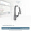 MOEN Arbor Single-Handle Pull-Down Sprayer Bar Faucet with Reflex and Power Clean in Chrome