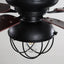 matrix decor 42 in. Indoor Matte Black Ceiling Fan with Light Kit and Remote Control
