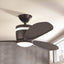Home Decorators Collection Federigo 48 in. LED Matte Black Ceiling Fan