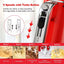 Galanz 5-Speed Retro Red Hand Mixer with Paddle Attachment