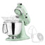 KitchenAid Artisan 5 Qt. 10-Speed Pistachio Green Stand Mixer with Flat Beater, Wire Whip and Dough Hook Attachments