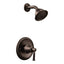MOEN Dartmoor Posi-Temp Single-Handle Wall-Mount Shower Only Faucet Trim Kit in Oil Rubbed Bronze (Valve Not Included)