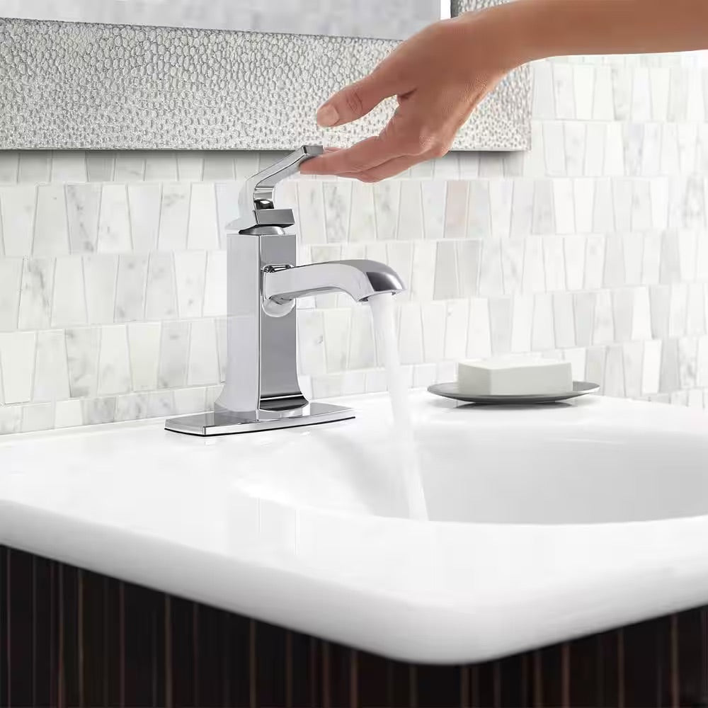 KOHLER Rubicon Single Hole Single-Handle Bathroom Faucet in Polished Chrome