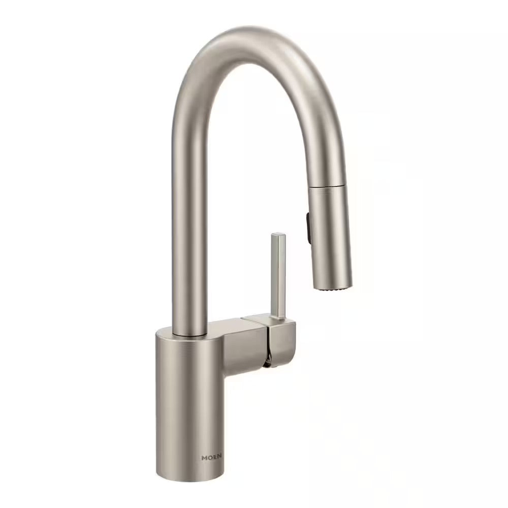MOEN Align Single-Handle Bar Faucet Featuring Reflex in Spot Resist Stainless