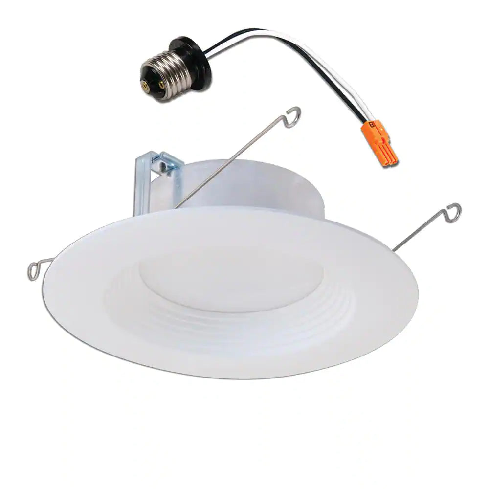 Halo 5 in. and 6 in. 3000K Integrated LED Recessed Retrofit Downlight Trim, 90 CRI, Title 20 Compliant in Soft White